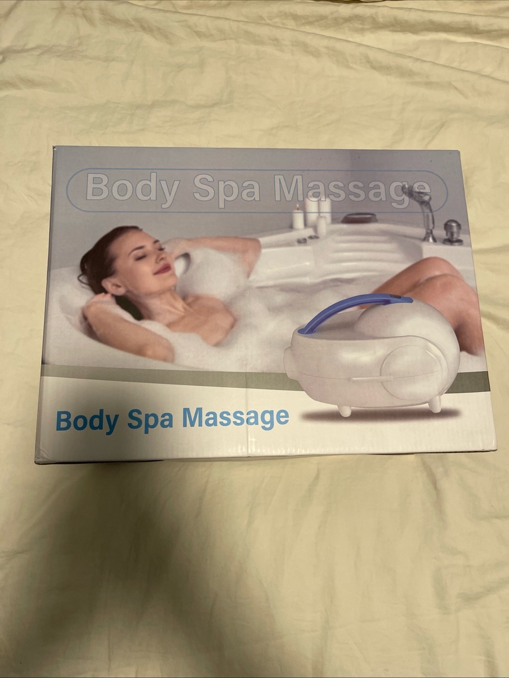 Body Spa Massage Bubble Bath Mat Portable Home Luxury Relax Soothe Relief
